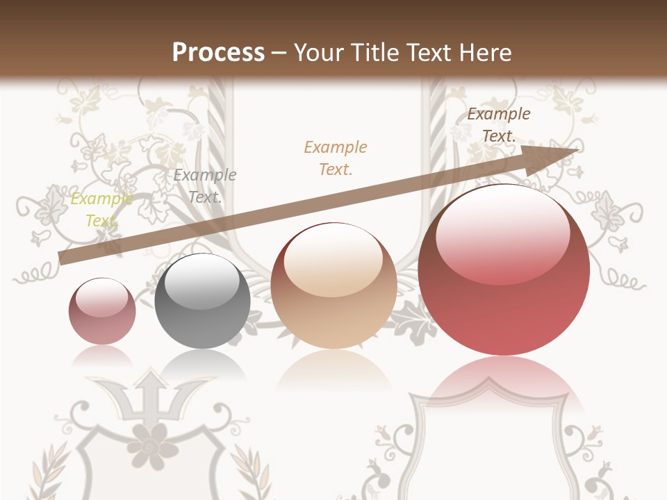 Illustration Gothic Foliage PowerPoint Template