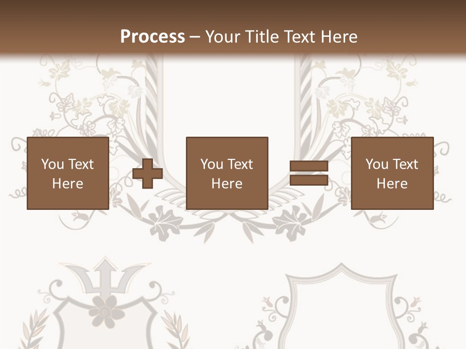 Illustration Gothic Foliage PowerPoint Template