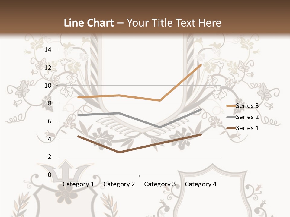 Illustration Gothic Foliage PowerPoint Template