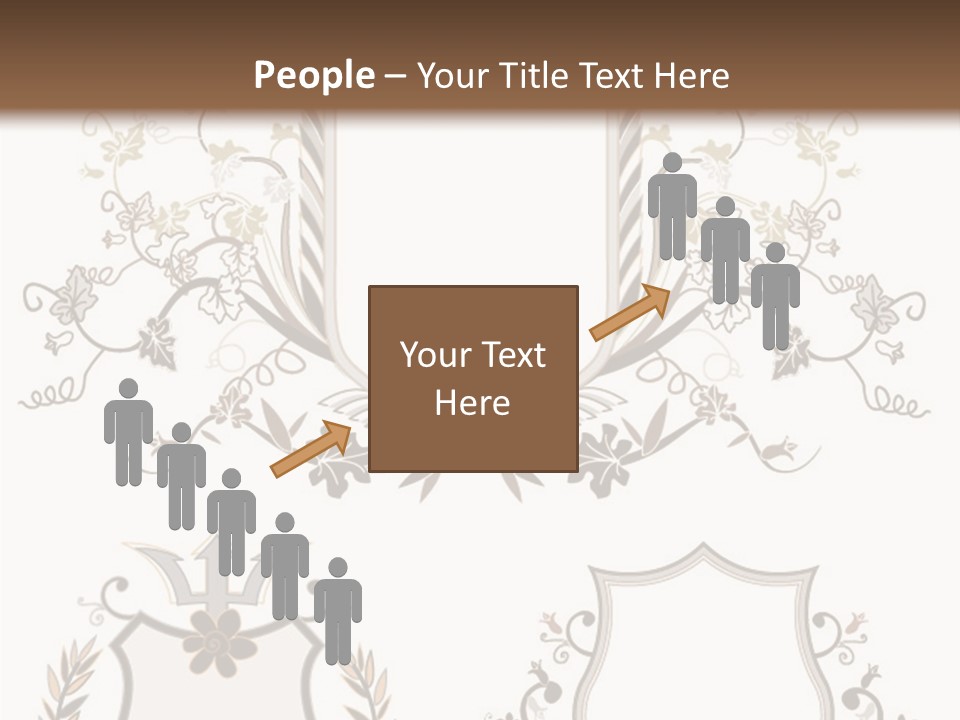 Illustration Gothic Foliage PowerPoint Template