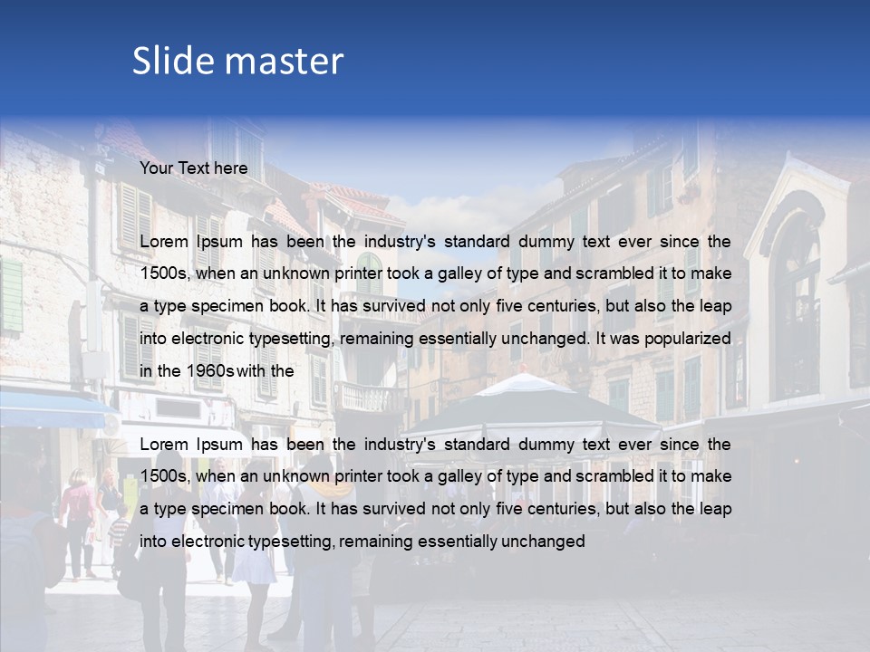 Croatia Nook Summer PowerPoint Template