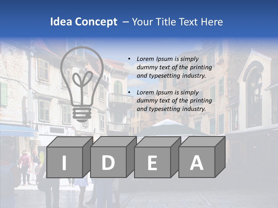 Croatia Nook Summer PowerPoint Template