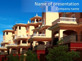 Real Estate Building Residence PowerPoint Template