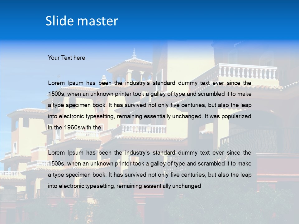 Real Estate Building Residence PowerPoint Template