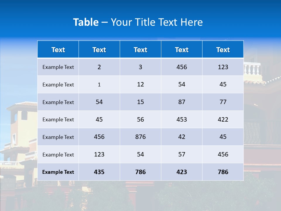 Real Estate Building Residence PowerPoint Template