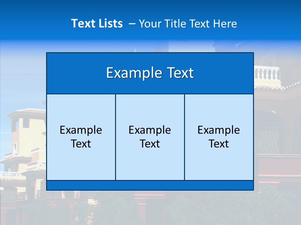 Real Estate Building Residence PowerPoint Template