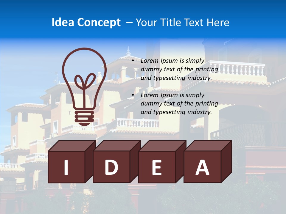 Real Estate Building Residence PowerPoint Template