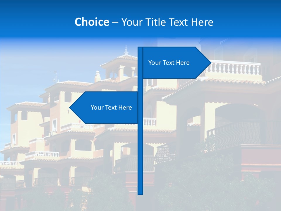 Real Estate Building Residence PowerPoint Template