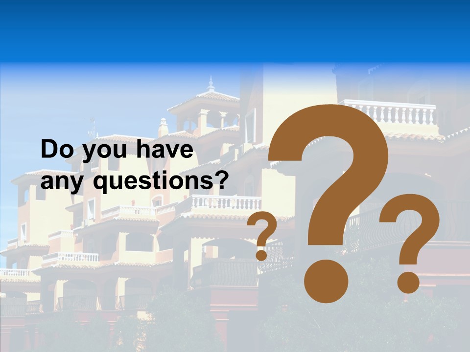 Real Estate Building Residence PowerPoint Template