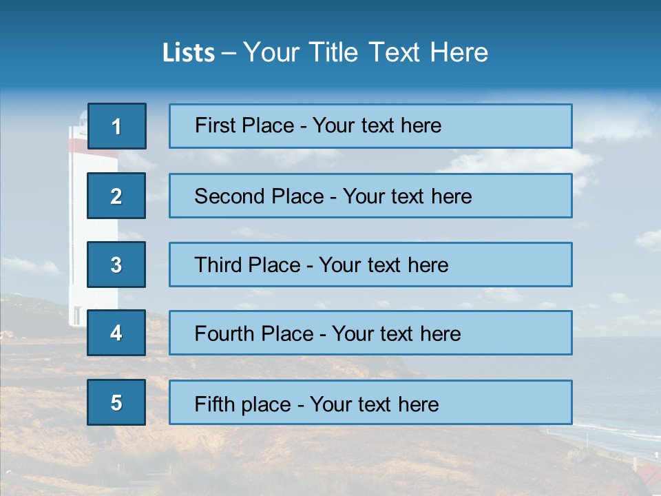 Rock Wave Travel PowerPoint Template