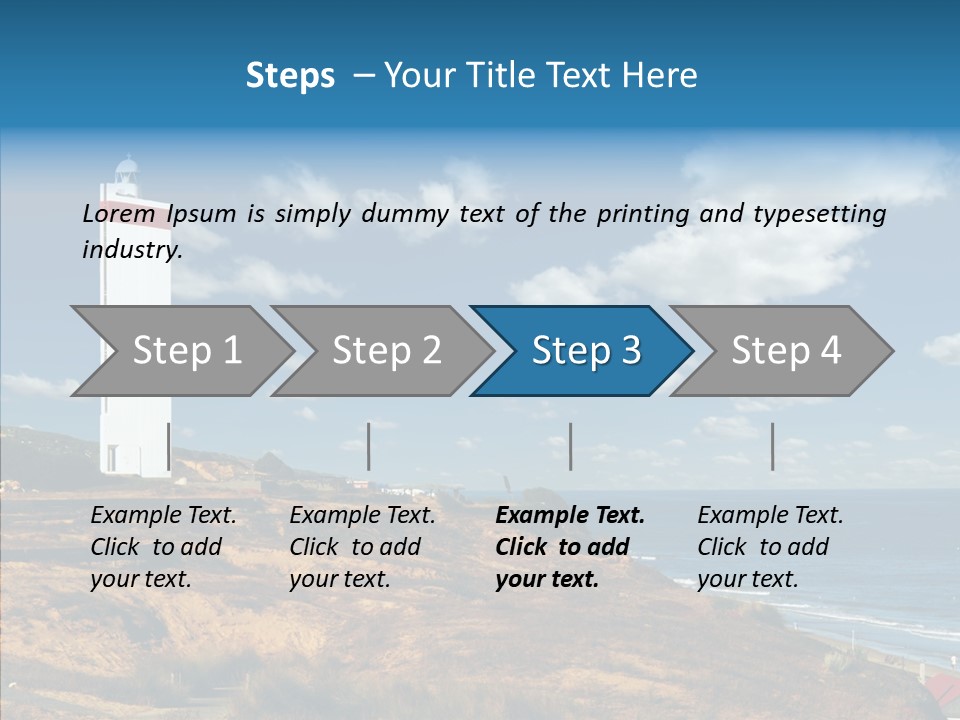 Rock Wave Travel PowerPoint Template