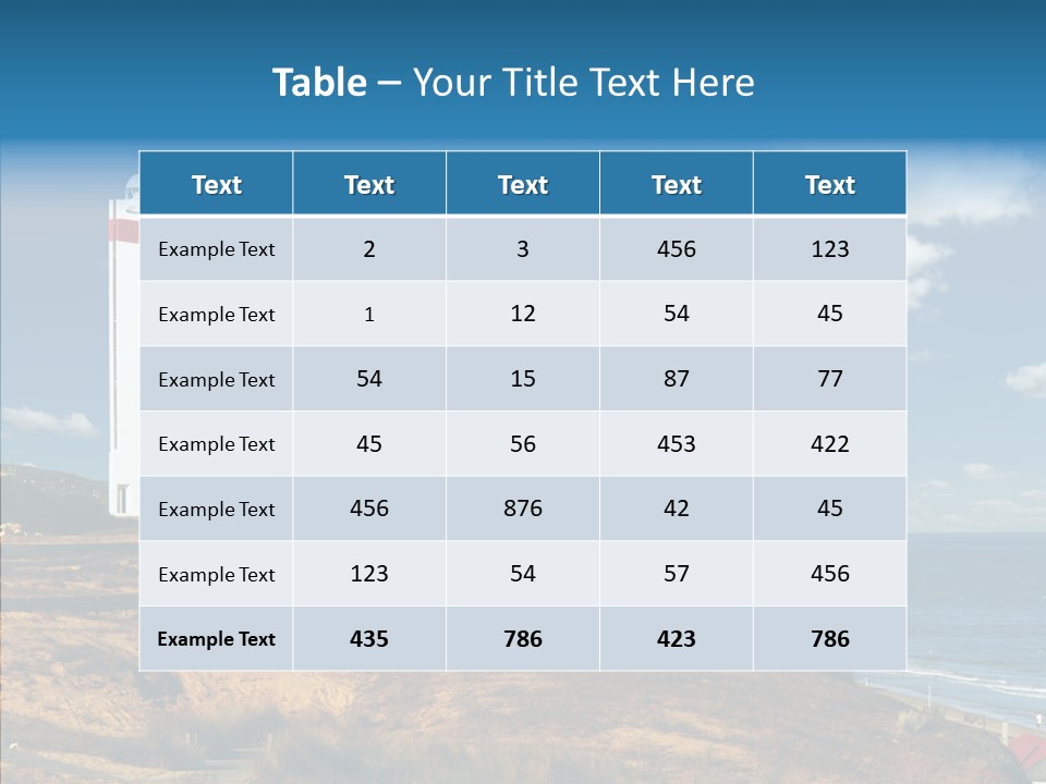 Rock Wave Travel PowerPoint Template