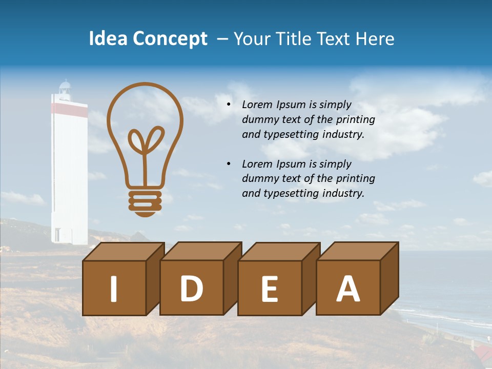 Rock Wave Travel PowerPoint Template