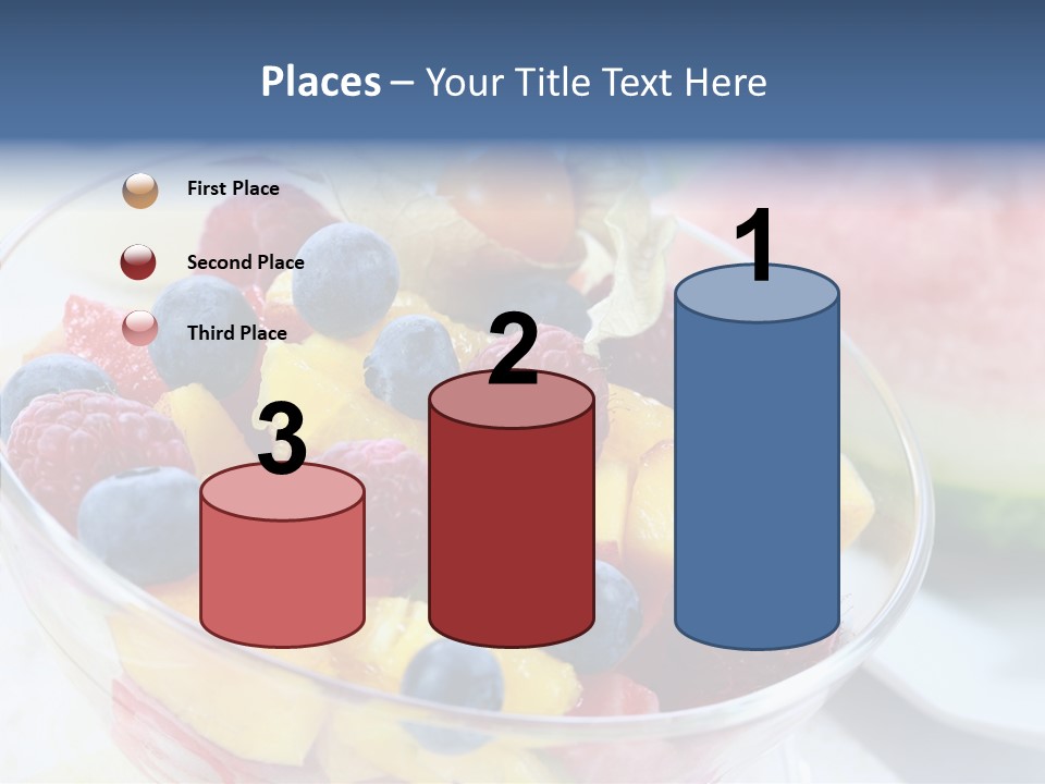 Vitality Snack Salad PowerPoint Template