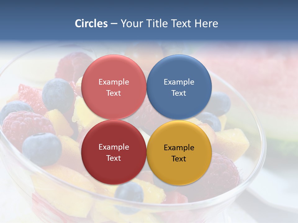 Vitality Snack Salad PowerPoint Template