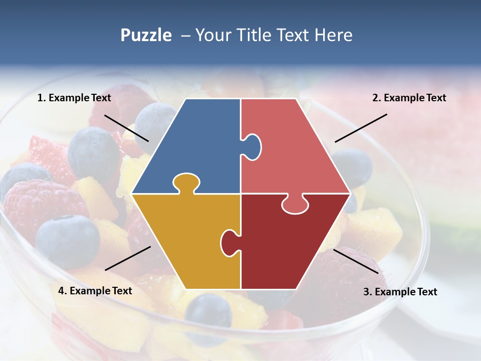 Vitality Snack Salad PowerPoint Template