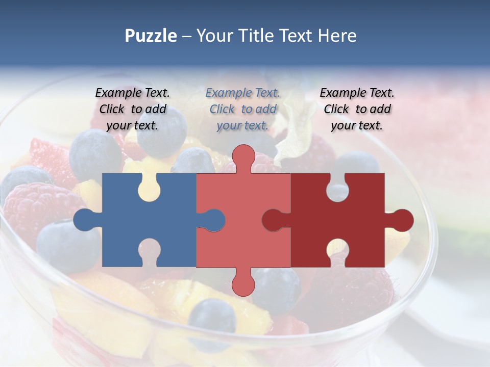 Vitality Snack Salad PowerPoint Template