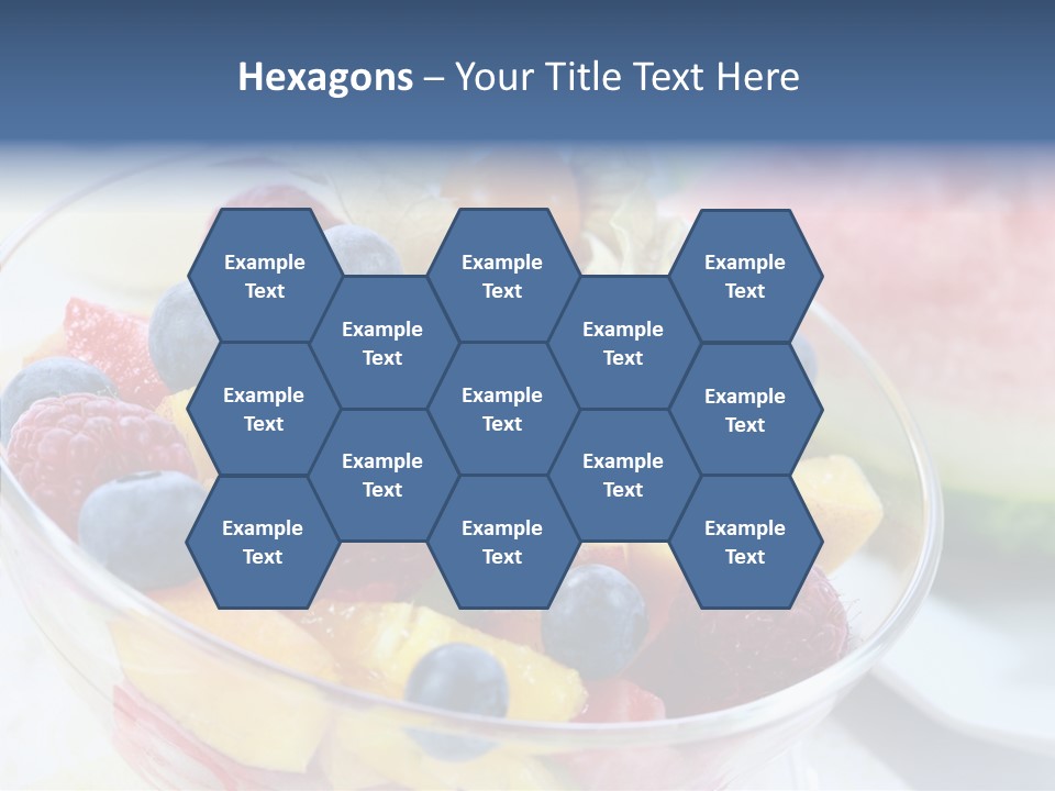 Vitality Snack Salad PowerPoint Template