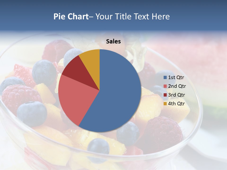 Vitality Snack Salad PowerPoint Template