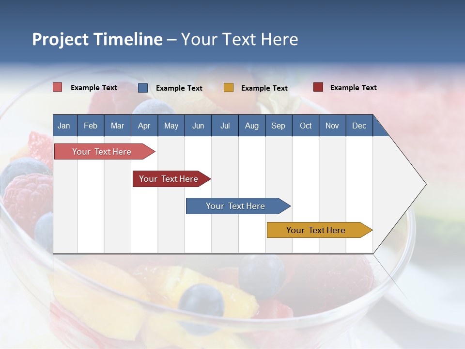 Vitality Snack Salad PowerPoint Template