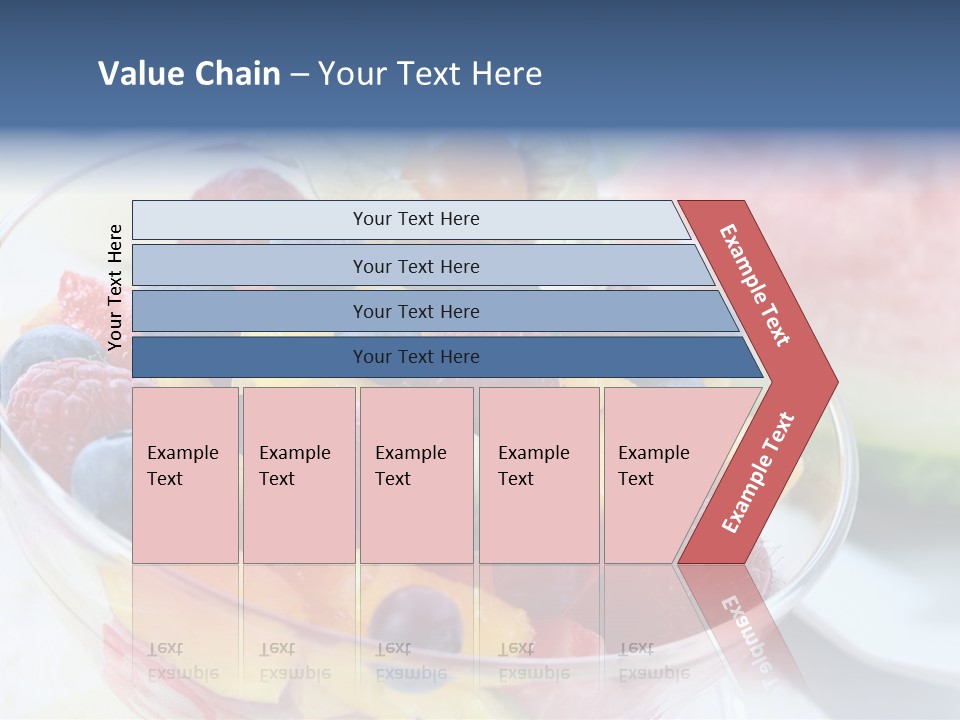 Vitality Snack Salad PowerPoint Template
