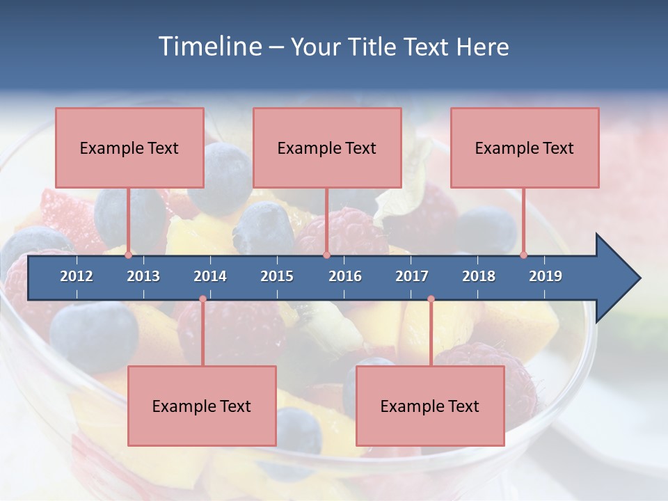 Vitality Snack Salad PowerPoint Template