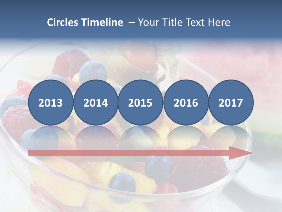 Vitality Snack Salad PowerPoint Template