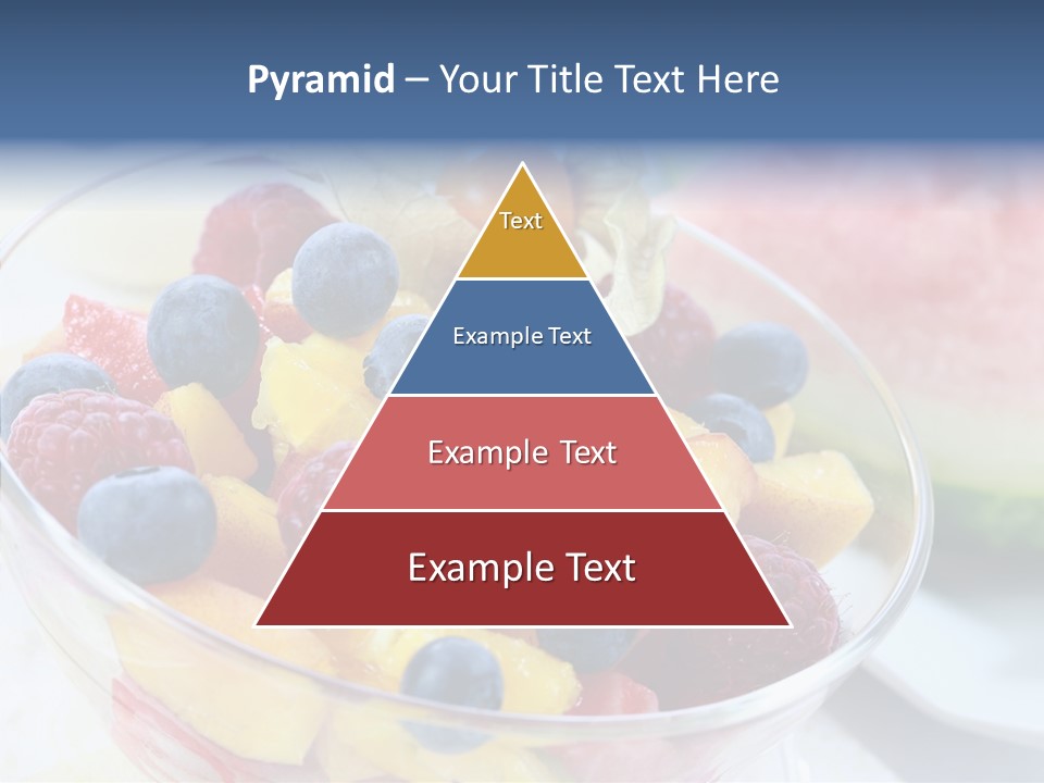 Vitality Snack Salad PowerPoint Template