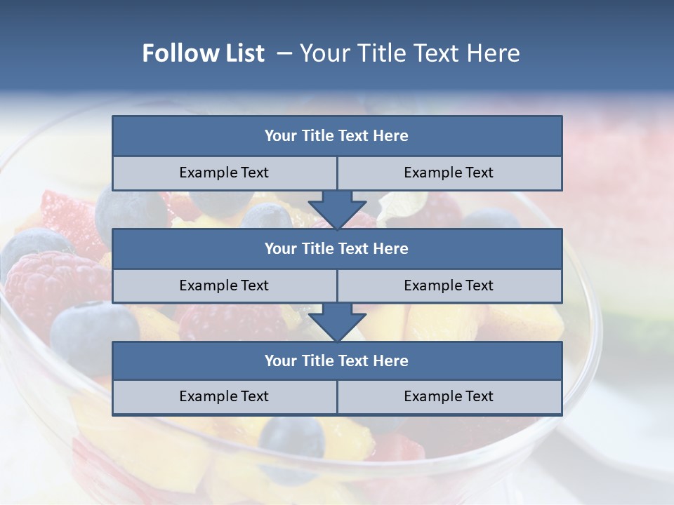 Vitality Snack Salad PowerPoint Template