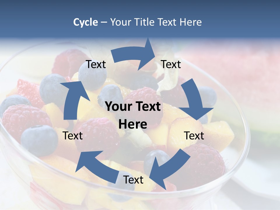 Vitality Snack Salad PowerPoint Template
