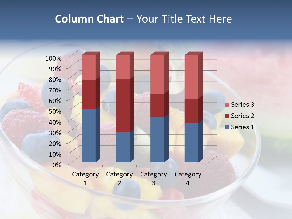 Vitality Snack Salad PowerPoint Template