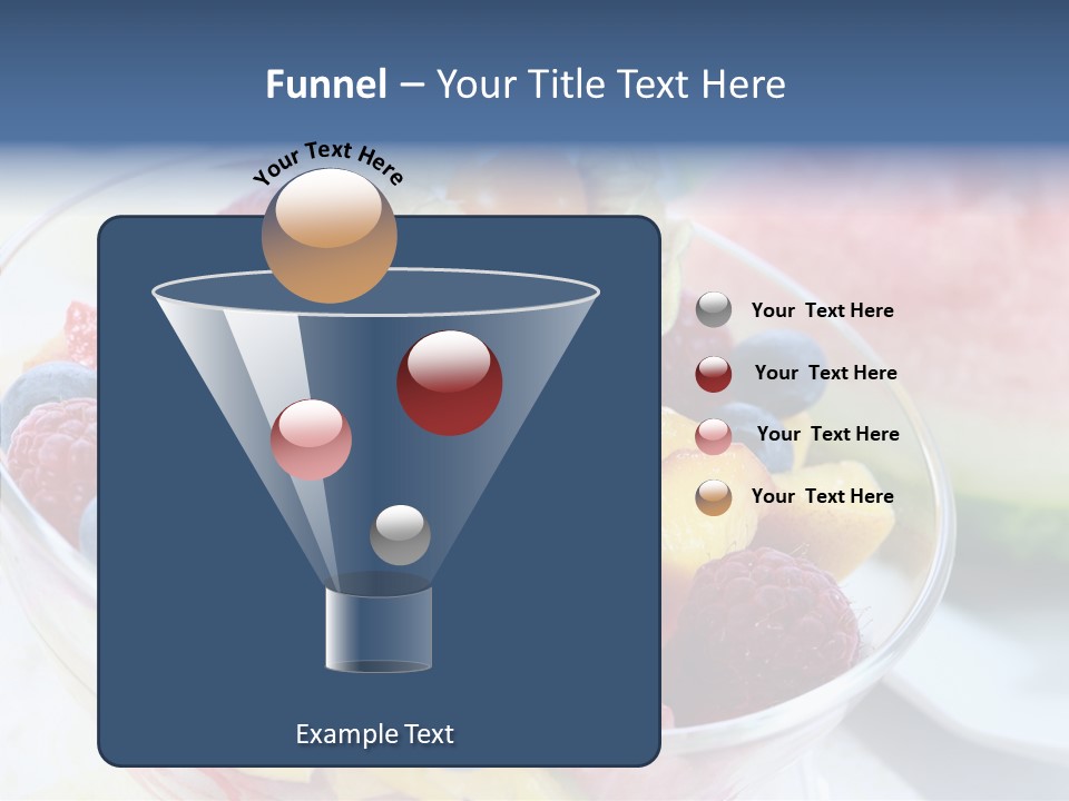 Vitality Snack Salad PowerPoint Template