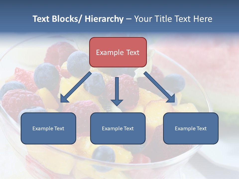 Vitality Snack Salad PowerPoint Template