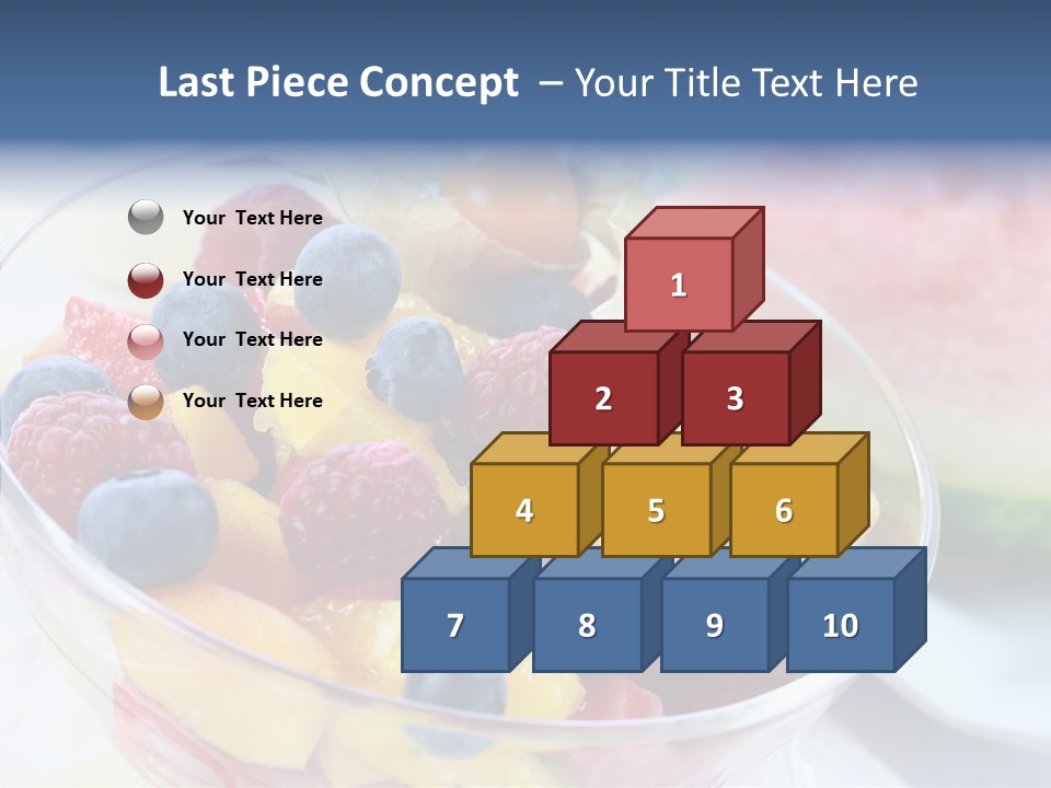 Vitality Snack Salad PowerPoint Template