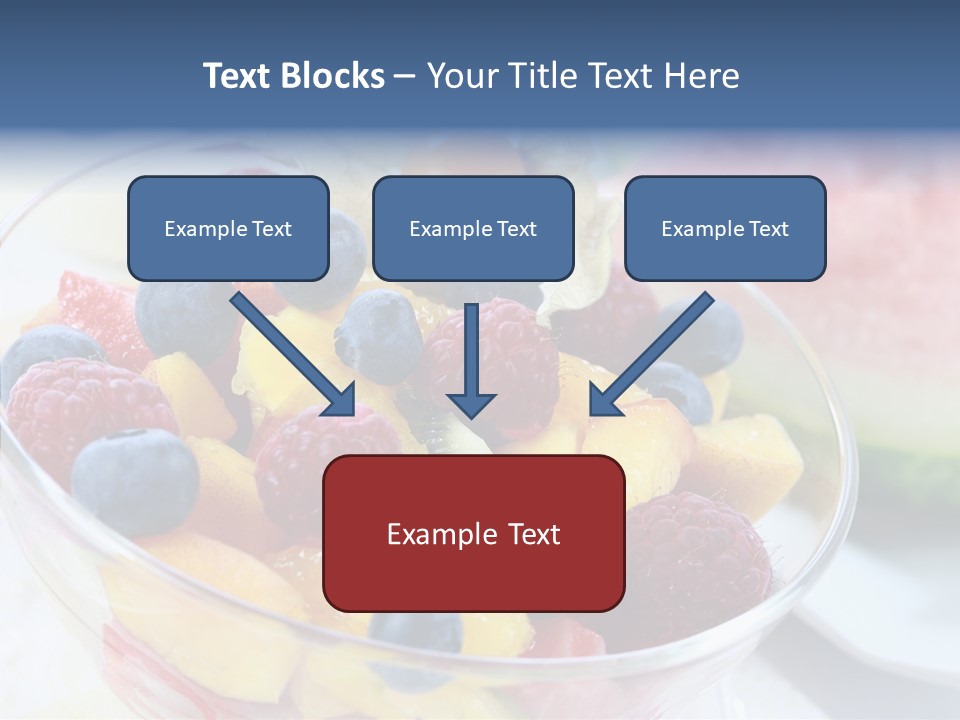 Vitality Snack Salad PowerPoint Template