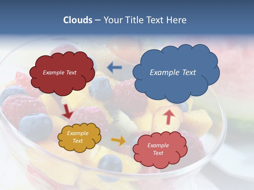 Vitality Snack Salad PowerPoint Template