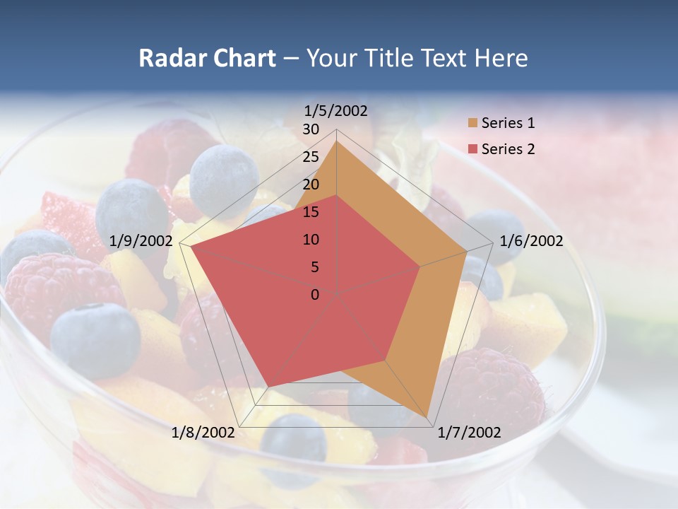 Vitality Snack Salad PowerPoint Template