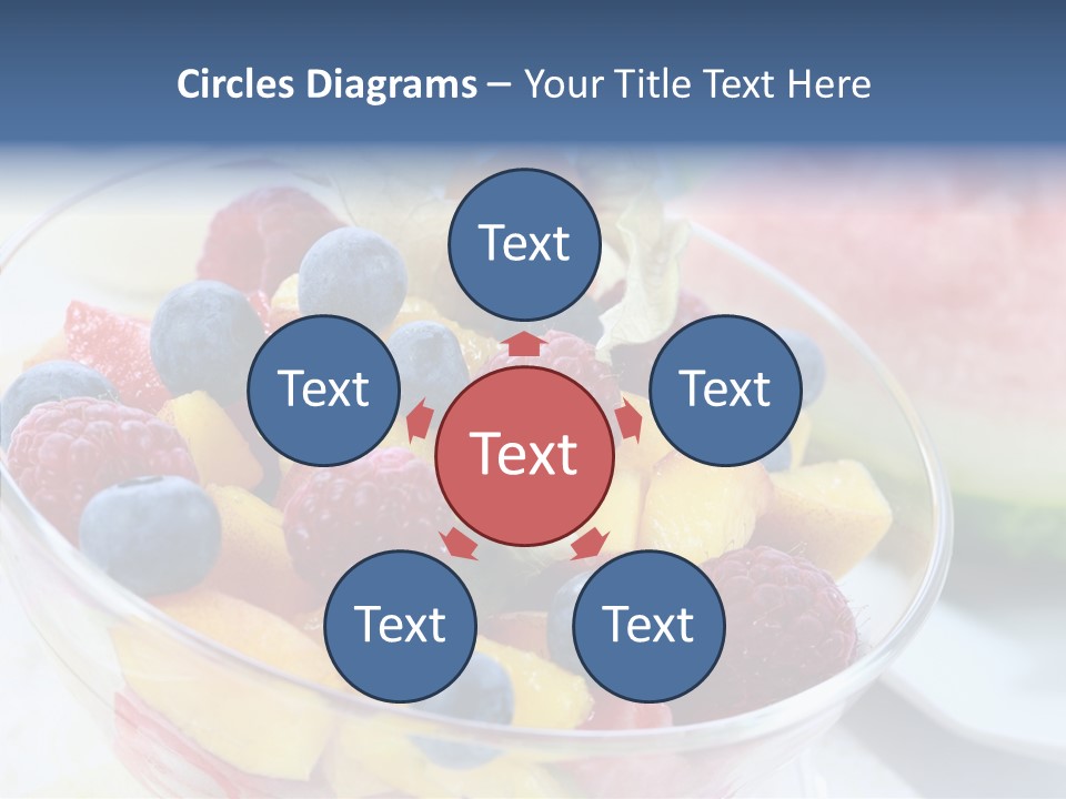 Vitality Snack Salad PowerPoint Template