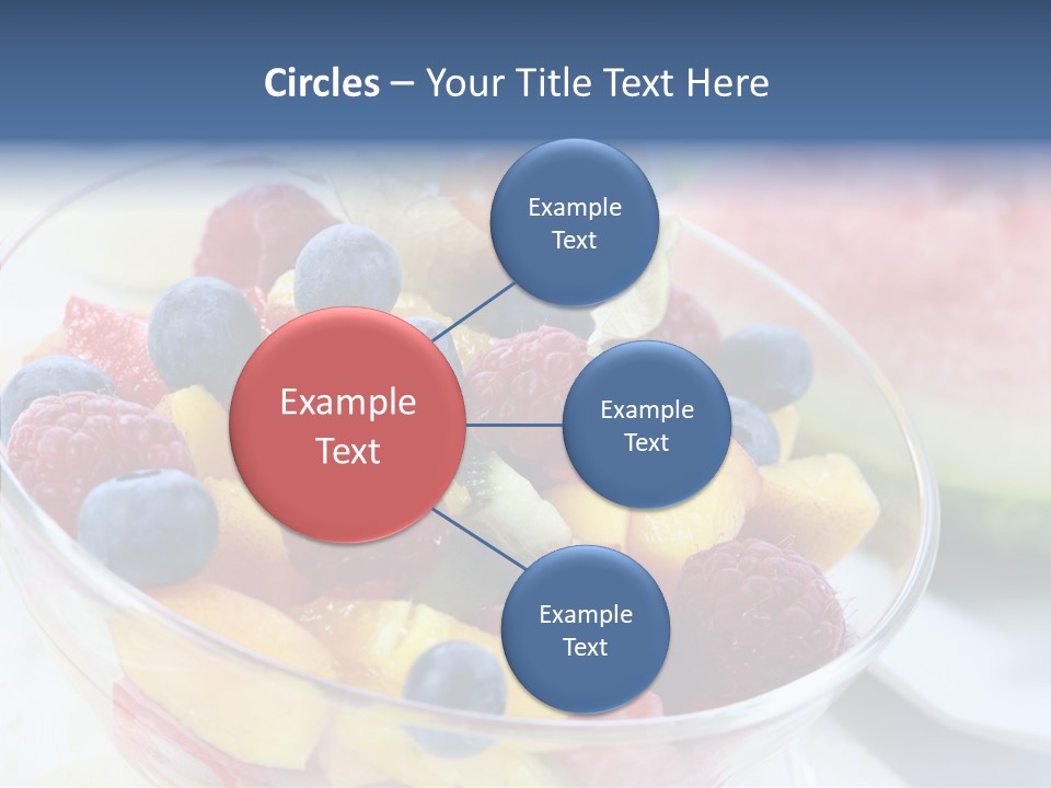 Vitality Snack Salad PowerPoint Template