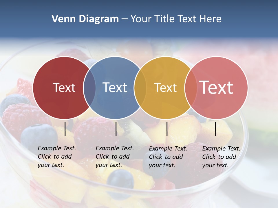 Vitality Snack Salad PowerPoint Template