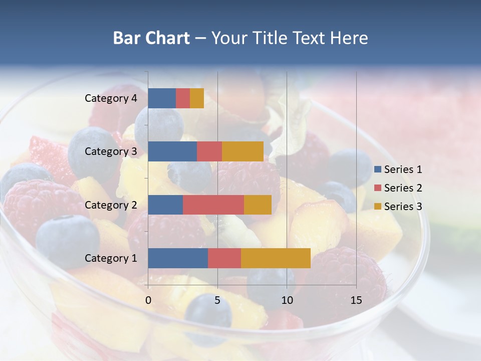 Vitality Snack Salad PowerPoint Template