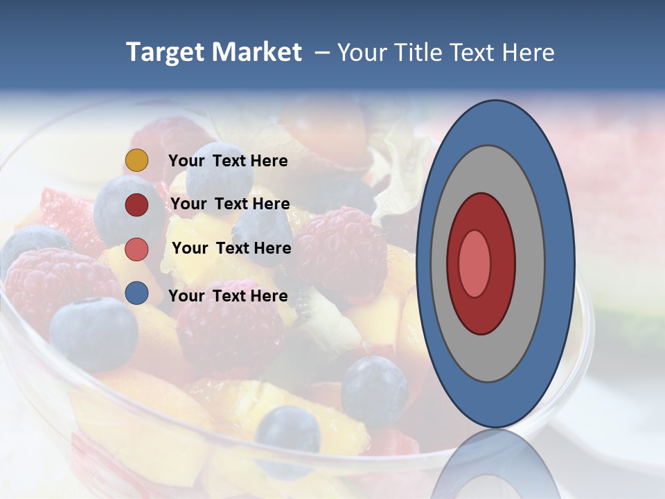 Vitality Snack Salad PowerPoint Template