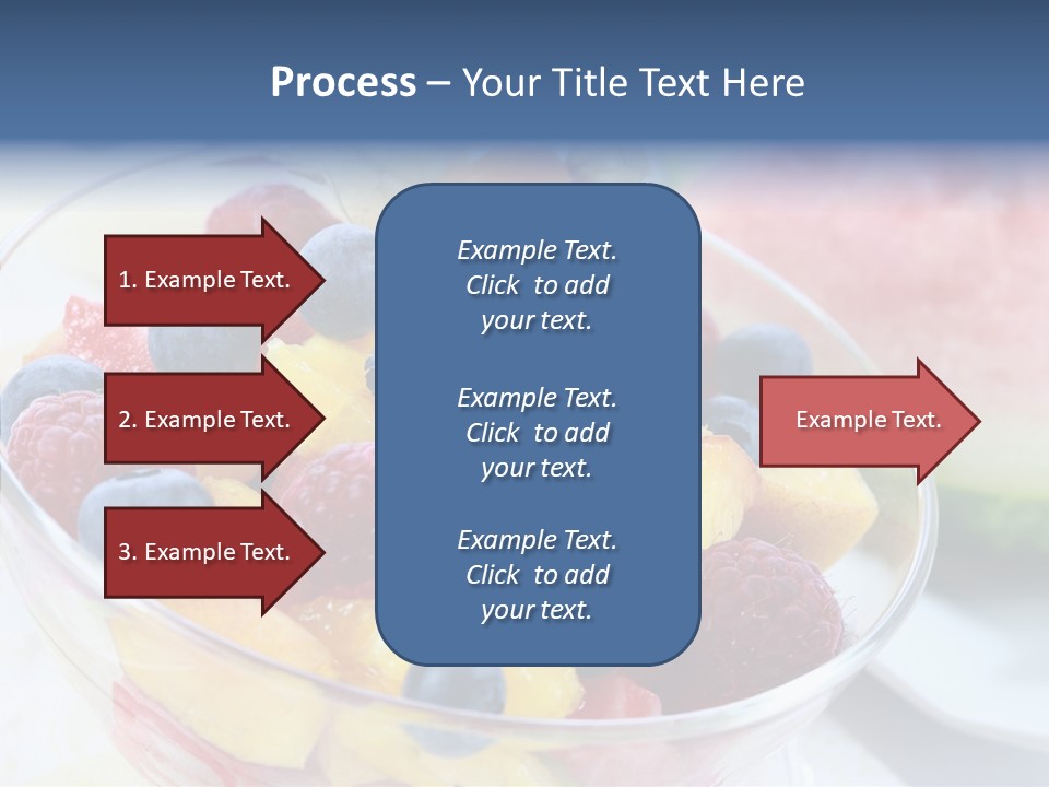 Vitality Snack Salad PowerPoint Template