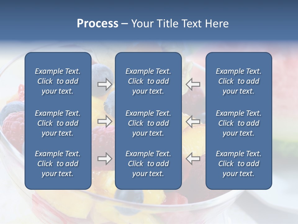Vitality Snack Salad PowerPoint Template