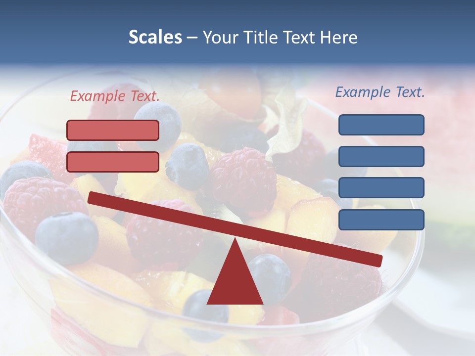 Vitality Snack Salad PowerPoint Template