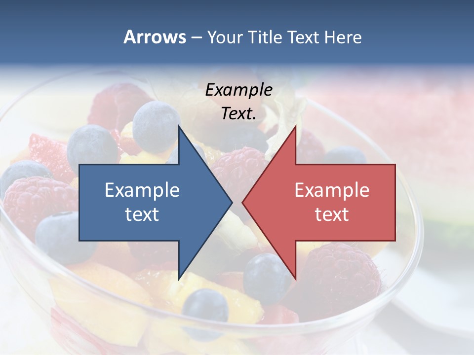 Vitality Snack Salad PowerPoint Template