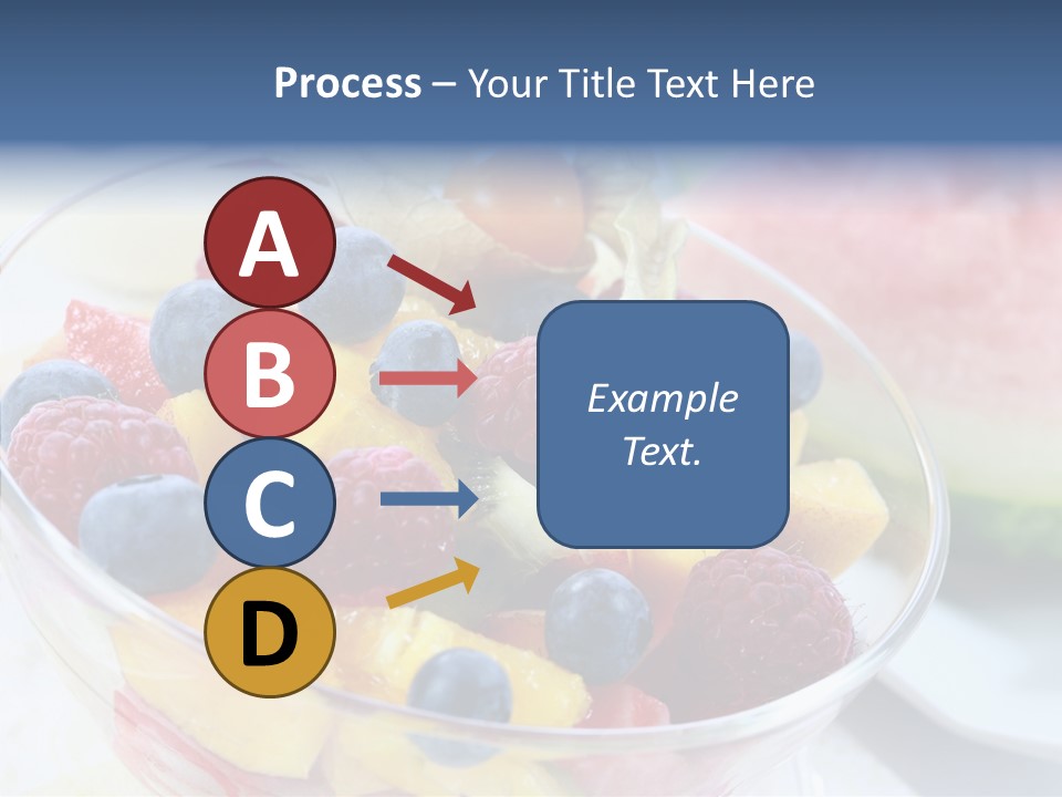 Vitality Snack Salad PowerPoint Template