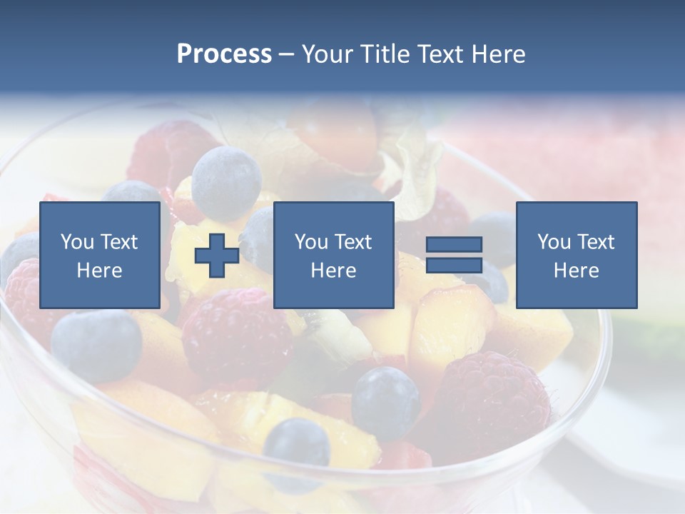 Vitality Snack Salad PowerPoint Template