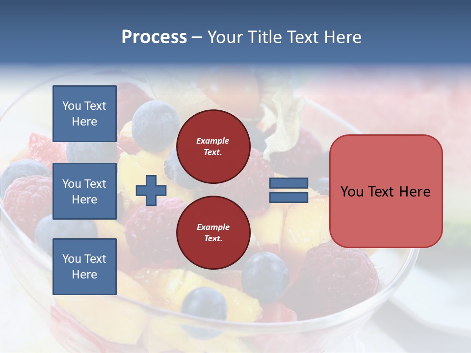 Vitality Snack Salad PowerPoint Template
