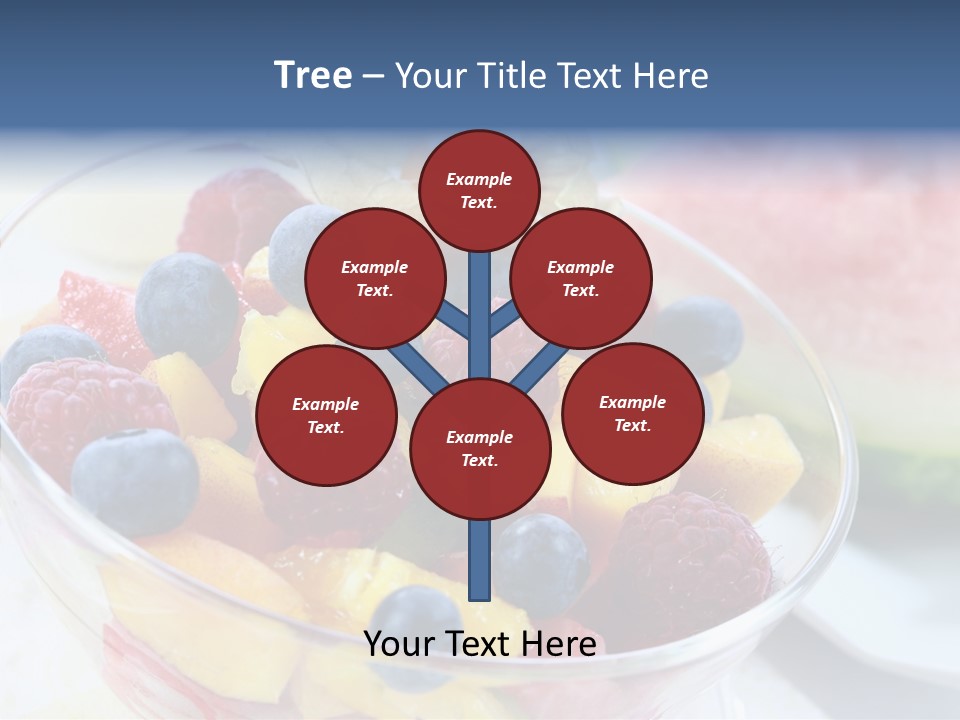 Vitality Snack Salad PowerPoint Template
